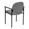 Emma and Oliver Comfort Stackable Steel Side Reception Chair with Arms